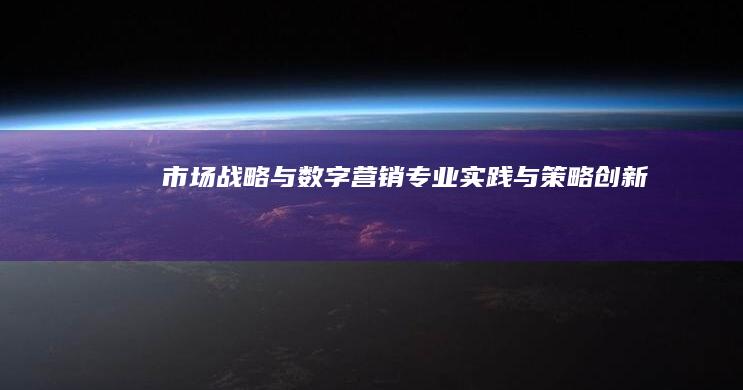 市场战略与数字营销：专业实践与策略创新